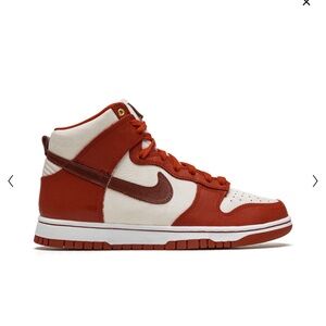 Nike Wmns Dunk High LXX “Cinnabar” Sz 10